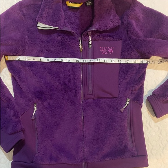 Vintage Mountain Hardwear Fleece Full Zip Up Jacket Women’s Medium Purple Winter - Picture 5 of 11